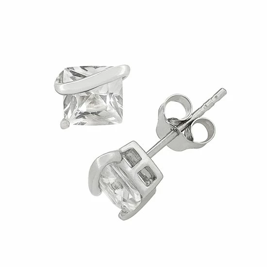 Designs by Gioelli Lab-Created White Sapphire Sterling Silver Stud Earrings Designs By Gioelli Lab-Created White Sapphire Sterling Silver Stud Earrings -Designs by Gioelli Shop unnamed file 1010