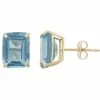 Designs By Gioelli 10k Gold Lab-Created Aquamarine Emerald Cut Solitaire Stud Earrings -Designs by Gioelli Shop unnamed file 1017