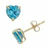 Designs By Gioelli Swiss Blue Topaz 10k Gold Heart Stud Earrings -Designs by Gioelli Shop unnamed file 1021