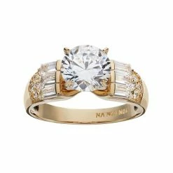 Designs By Gioelli Cubic Zirconia 10k Gold Ring