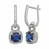 Designs By Gioelli Sterling Silver Lab-Created Blue And White Sapphire Square Halo Drop Earrings 2 Designs By Gioelli Sterling Silver Lab-Created Blue And White Sapphire Square Halo Drop Earrings -Designs by Gioelli Shop unnamed file 1083