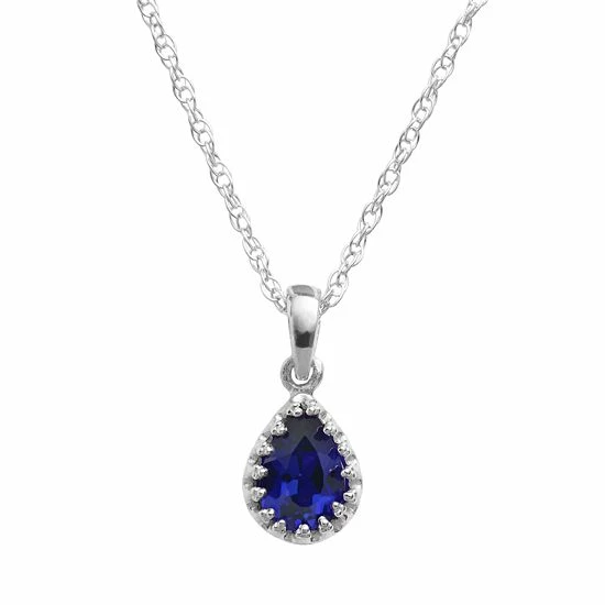Designs by Gioelli Sterling Silver Lab-Created Sapphire Teardrop Pendant Designs By Gioelli Sterling Silver Lab-Created Sapphire Teardrop Pendant -Designs by Gioelli Shop unnamed file 1085