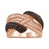 Designs By Gioelli Sterling Silver Mocha & White Cubic Zirconia Woven Ring 1 Designs By Gioelli Sterling Silver Mocha & White Cubic Zirconia Woven Ring -Designs by Gioelli Shop unnamed file 1098