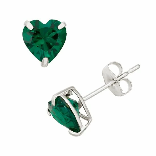 Designs by Gioelli Lab-Created Emerald 10k White Gold Heart Stud Earrings Designs By Gioelli Lab-Created Emerald 10k White Gold Heart Stud Earrings -Designs by Gioelli Shop unnamed file 1107