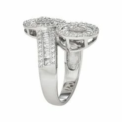 Designs By Gioelli Sterling Silver Cubic Zirconia Dual Halo Bypass Ring -Designs by Gioelli Shop unnamed file 1138