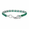 Designs By Gioelli Sterling Silver Simulated Emerald Snake Bracelet -Designs by Gioelli Shop unnamed file 1139