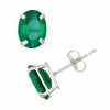 Designs By Gioelli Lab-Created Emerald 10k White Gold Oval Stud Earrings -Designs by Gioelli Shop unnamed file 1145