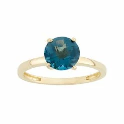 Designs By Gioelli London Blue Topaz 10k Gold Ring