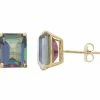 Designs By Gioelli 10k Gold Mystic Topaz Emerald Cut Solitaire Stud Earrings -Designs by Gioelli Shop unnamed file 1167