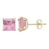 Designs By Gioelli Lab-Created Pink Sapphire 10k Gold Stud Earrings -Designs by Gioelli Shop unnamed file 1176
