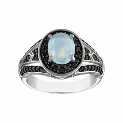 Designs By Gioelli Sterling Silver White Opal Ring