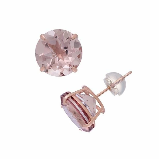 Designs by Gioelli 14k Rose Gold Simulated Morganite Stud Earrings Designs By Gioelli 14k Rose Gold Simulated Morganite Stud Earrings -Designs by Gioelli Shop unnamed file 1190