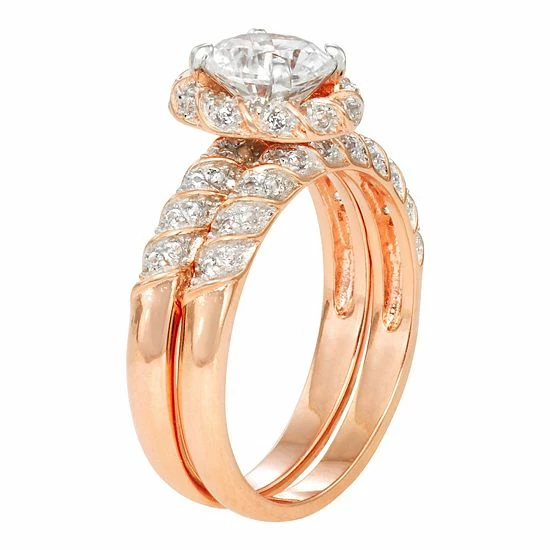 Designs by Gioelli Lab-Created White Sapphire Halo Ring Set Sterling Silver Designs By Gioelli Lab-Created White Sapphire Halo Ring Set Sterling Silver -Designs by Gioelli Shop unnamed file 122