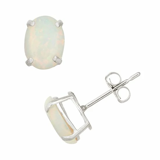 Designs by Gioelli Lab-Created Opal 10k White Gold Oval Stud Earrings Designs By Gioelli Lab-Created Opal 10k White Gold Oval Stud Earrings -Designs by Gioelli Shop unnamed file 1220