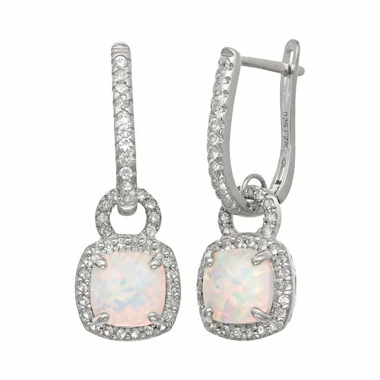 Designs by Gioelli Sterling Silver Lab-Created Opal and Lab-Created White Sapphire Square Halo Drop Earrings Designs By Gioelli Sterling Silver Lab-Created Opal And Lab-Created White Sapphire Square Halo Drop Earrings -Designs by Gioelli Shop unnamed file 1223