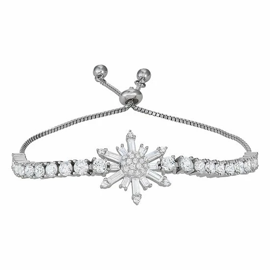 Designs by Gioelli Sterling Silver Cubic Zirconia Adjustable Snowflake Bracelet Designs By Gioelli Sterling Silver Cubic Zirconia Adjustable Snowflake Bracelet -Designs by Gioelli Shop unnamed file 1231