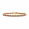 Designs By Gioelli 14k Gold Over Silver Garnet Tennis Bracelet -Designs by Gioelli Shop unnamed file 1240
