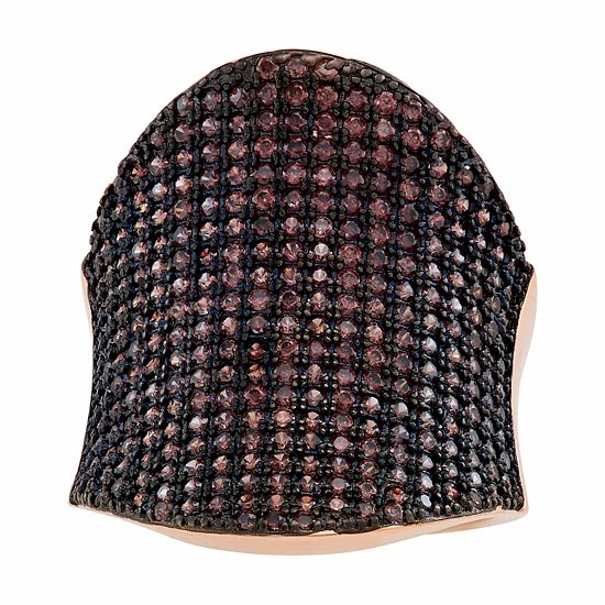 Designs by Gioelli Sterling Silver Mocha Cubic Zirconia Concave Ring Designs By Gioelli Sterling Silver Mocha Cubic Zirconia Concave Ring -Designs by Gioelli Shop unnamed file 1256