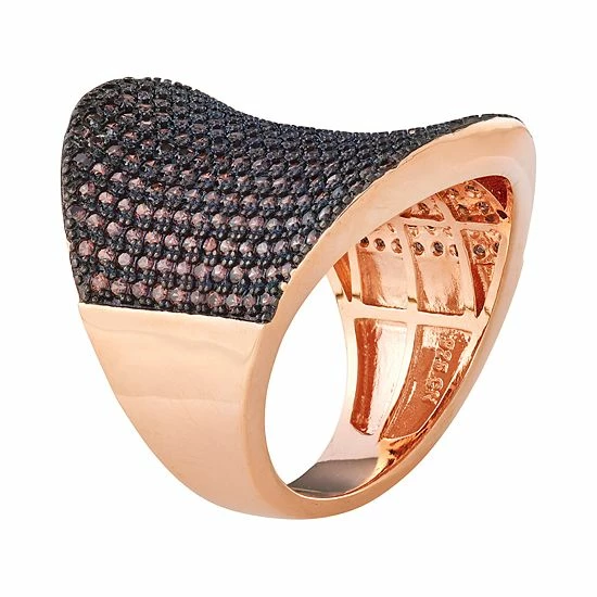 Designs by Gioelli Sterling Silver Mocha Cubic Zirconia Concave Ring Designs By Gioelli Sterling Silver Mocha Cubic Zirconia Concave Ring -Designs by Gioelli Shop unnamed file 1257