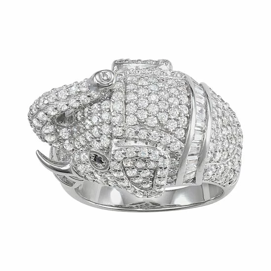 Designs by Gioelli Sterling Silver Cubic Zirconia Elephant Ring Designs By Gioelli Sterling Silver Cubic Zirconia Elephant Ring -Designs by Gioelli Shop unnamed file 1258