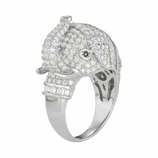 Designs by Gioelli Sterling Silver Cubic Zirconia Elephant Ring Designs By Gioelli Sterling Silver Cubic Zirconia Elephant Ring -Designs by Gioelli Shop unnamed file 1259