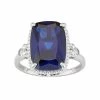 Designs By Gioelli Sterling Silver Lab-Created Blue & White Sapphire Ring -Designs by Gioelli Shop unnamed file 1290