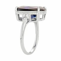 Designs By Gioelli Sterling Silver Lab-Created Blue & White Sapphire Ring 3 Designs By Gioelli Sterling Silver Lab-Created Blue & White Sapphire Ring -Designs by Gioelli Shop unnamed file 1291