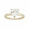Designs By Gioelli Lab-Created White Sapphire 10k Gold Heart Ring -Designs by Gioelli Shop unnamed file 1293