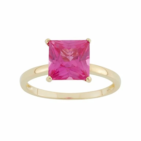 Designs by Gioelli Lab-Created Pink Sapphire 10k Gold Ring Designs By Gioelli Lab-Created Pink Sapphire 10k Gold Ring -Designs by Gioelli Shop unnamed file 1299