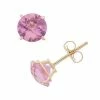 Designs By Gioelli Lab-Created Pink Sapphire 10k Gold Stud Earrings 2 Designs By Gioelli Lab-Created Pink Sapphire 10k Gold Stud Earrings -Designs by Gioelli Shop unnamed file 1305
