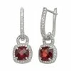 Designs By Gioelli Sterling Silver Garnet And Lab-Created White Sapphire Square Halo Drop Earrings 1 Designs By Gioelli Sterling Silver Garnet And Lab-Created White Sapphire Square Halo Drop Earrings -Designs by Gioelli Shop unnamed file 1320