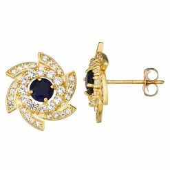 Designs By Gioelli 10k Gold Gemstone Swirl Stud Earrings Created Blue Sapphire 6 Designs By Gioelli 10k Gold Gemstone Swirl Stud Earrings Created Blue Sapphire -Designs by Gioelli Shop unnamed file 1332