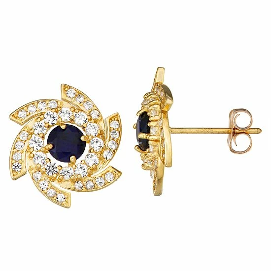 Designs by Gioelli 10k Gold Gemstone Swirl Stud Earrings Created Blue Sapphire Designs By Gioelli 10k Gold Gemstone Swirl Stud Earrings Created Blue Sapphire -Designs by Gioelli Shop unnamed file 1332