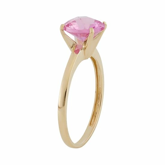 Designs by Gioelli Lab-Created Pink Sapphire 10k Gold Ring Designs By Gioelli Lab-Created Pink Sapphire 10k Gold Ring -Designs by Gioelli Shop unnamed file 1348