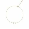 Designs By Gioelli 14k Gold Cubic Zirconia Circle Anklet