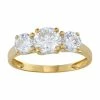 Designs By Gioelli 10k Gold Cubic Zirconia 3-Stone Ring Yellow -Designs by Gioelli Shop unnamed file 1370