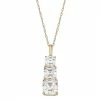 Designs By Gioelli 10k Gold Cubic Zirconia 3-Stone Drop Pendant 2 Designs By Gioelli 10k Gold Cubic Zirconia 3-Stone Drop Pendant -Designs by Gioelli Shop unnamed file 1374