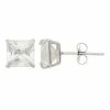 Designs By Gioelli Lab-Created White Sapphire 10k White Gold Stud Earrings -Designs by Gioelli Shop unnamed file 1393
