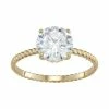 Designs By Gioelli 10k Gold Braided Band Cubic Zirconia Solitaire Engagement Ring -Designs by Gioelli Shop unnamed file 1405