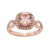 Designs By Gioelli 14k Rose Gold Over Silver Simulated Morganite And Lab-Created White Sapphire Halo Ring 1 Designs By Gioelli 14k Rose Gold Over Silver Simulated Morganite And Lab-Created White Sapphire Halo Ring -Designs by Gioelli Shop unnamed file 1411