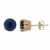 Designs By Gioelli 10k Gold Lab-Created Sapphire & Diamond Stud Earrings 1 Designs By Gioelli 10k Gold Lab-Created Sapphire & Diamond Stud Earrings -Designs by Gioelli Shop unnamed file 1437