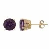Designs By Gioelli 10k Gold Amethyst & Diamond Stud Earrings -Designs by Gioelli Shop unnamed file 1463