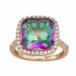 Designs By Gioelli 14k Rose Gold Over Silver Simulated Gemstone Ring London Blue Topaz -Designs by Gioelli Shop unnamed file 1469