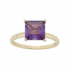 Designs By Gioelli Amethyst 10k Gold Ring
