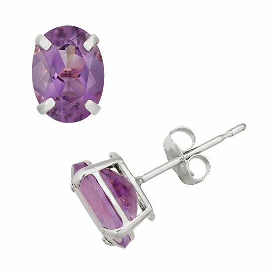 Designs by Gioelli Amethyst 10k White Gold Oval Stud Earrings Designs By Gioelli Amethyst 10k White Gold Oval Stud Earrings -Designs by Gioelli Shop unnamed file 1509