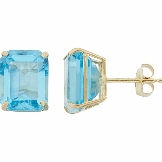 Designs by Gioelli 10k Gold Swiss Blue Topaz Emerald Cut Solitaire Stud Earrings Designs By Gioelli 10k Gold Swiss Blue Topaz Emerald Cut Solitaire Stud Earrings -Designs by Gioelli Shop unnamed file 1516