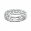 Designs By Gioelli Sterling Silver Cubic Zirconia Eternity Ring -Designs by Gioelli Shop unnamed file 1539
