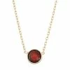 Designs By Gioelli 10k Gold Garnet Circle Pendant Necklace 2 Designs By Gioelli 10k Gold Garnet Circle Pendant Necklace -Designs by Gioelli Shop unnamed file 1543