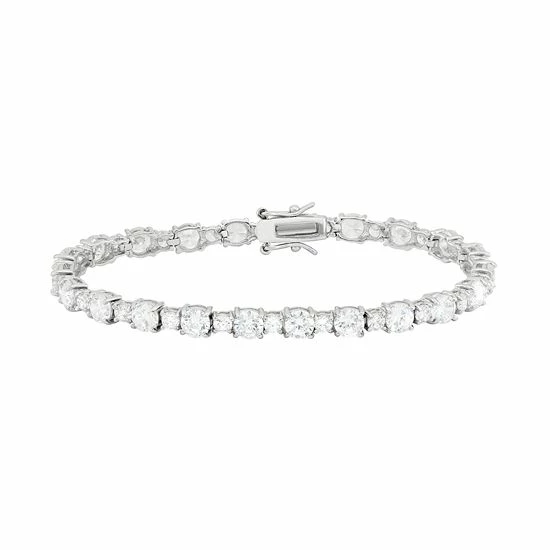 Designs by Gioelli Sterling Silver Lab-Created White Sapphire Tennis Bracelet Designs By Gioelli Sterling Silver Lab-Created White Sapphire Tennis Bracelet -Designs by Gioelli Shop unnamed file 1547