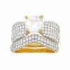 Designs By Gioelli Cubic Zirconia Engagement Ring Set In Sterling Silver 14k Gold Over Silver -Designs by Gioelli Shop unnamed file 1549